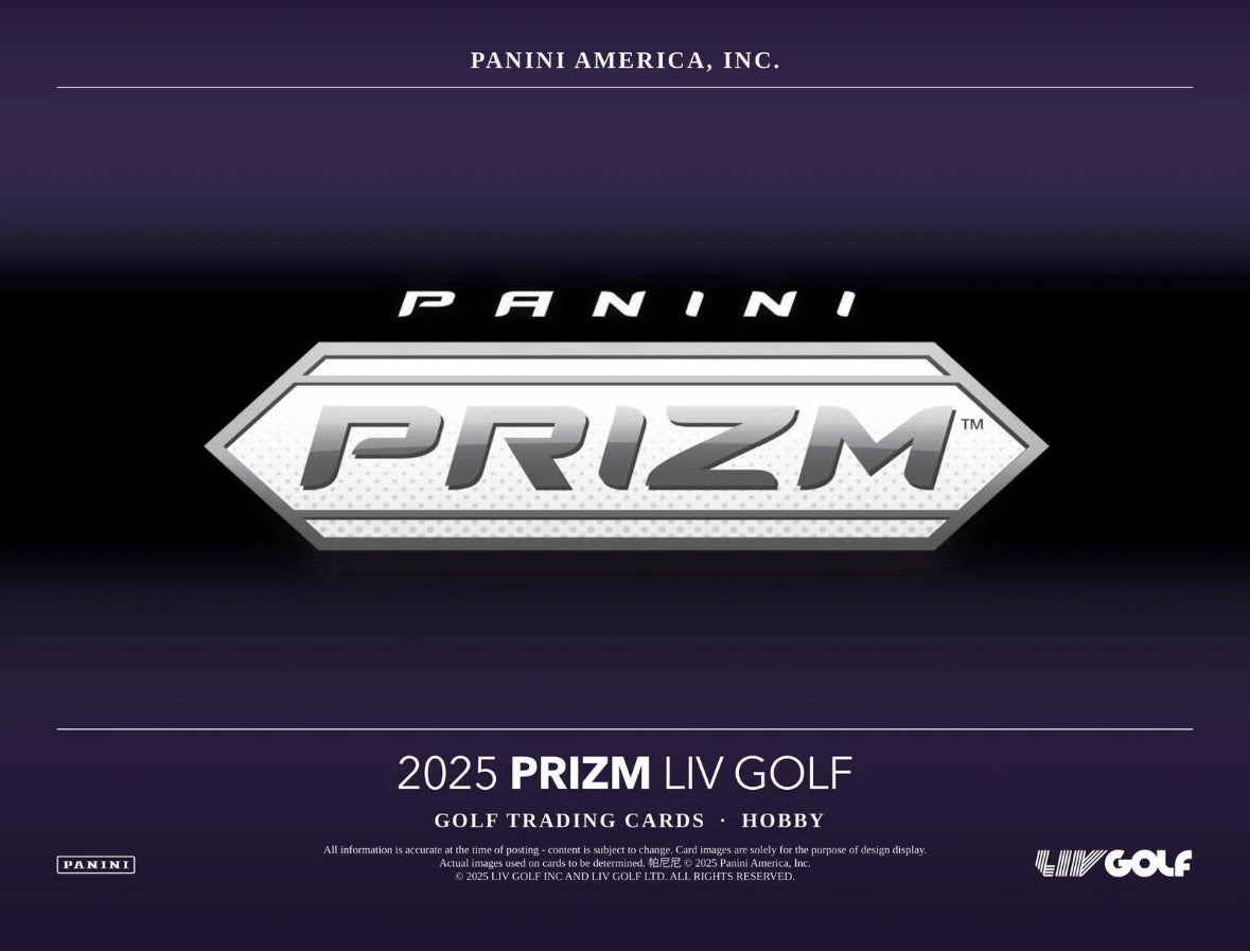 2025/26 Panini Prizm LIV Golf Case (16 Hobby Box)