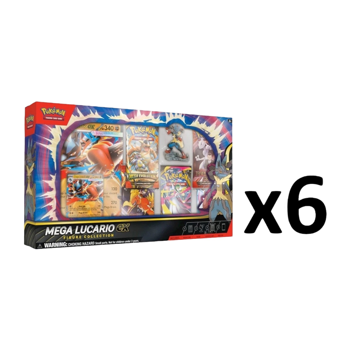 Mega Lucario ex Premium Figure Collection Case (6 Collection Box)