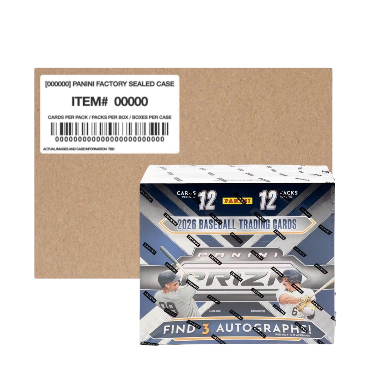 2026 Panini Prizm Baseball Hobby Box Case