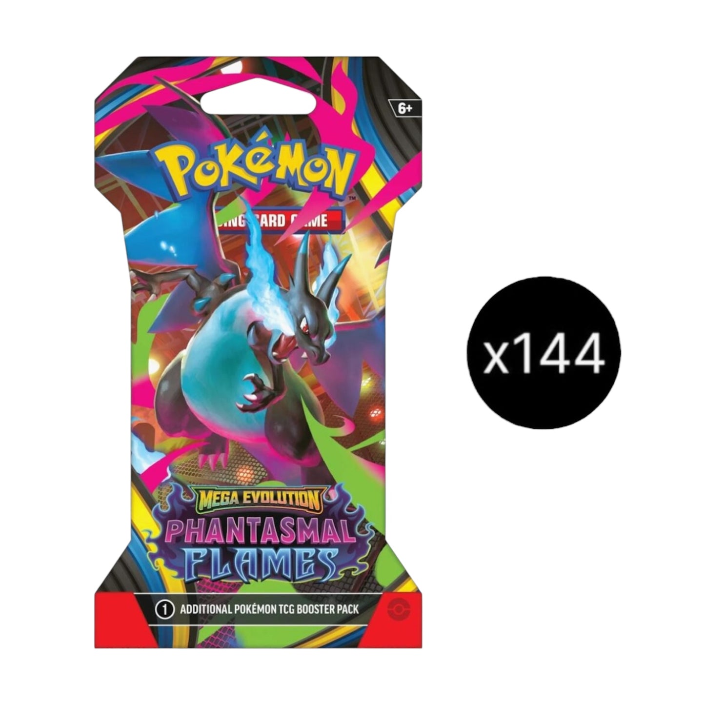 Phantasmal Flames Sleeved Booster Case - ME02 Presale 11/14/25