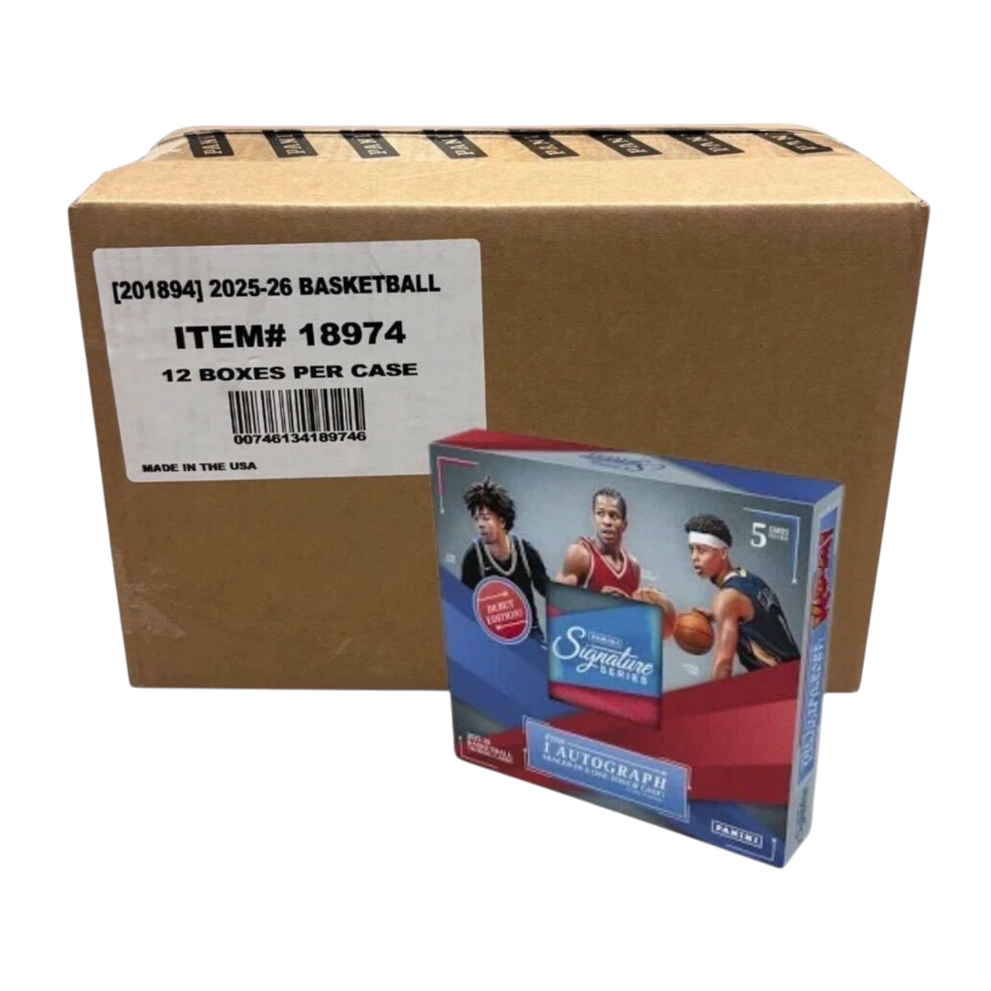 2025/26 Panini Signature Series Basketball Case (12 Hobby Box)