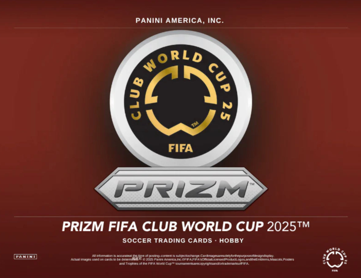 2025 Panini Prizm FIFA Club World Cup Soccer Case (12 Hobby Box) Presale 8/27/25