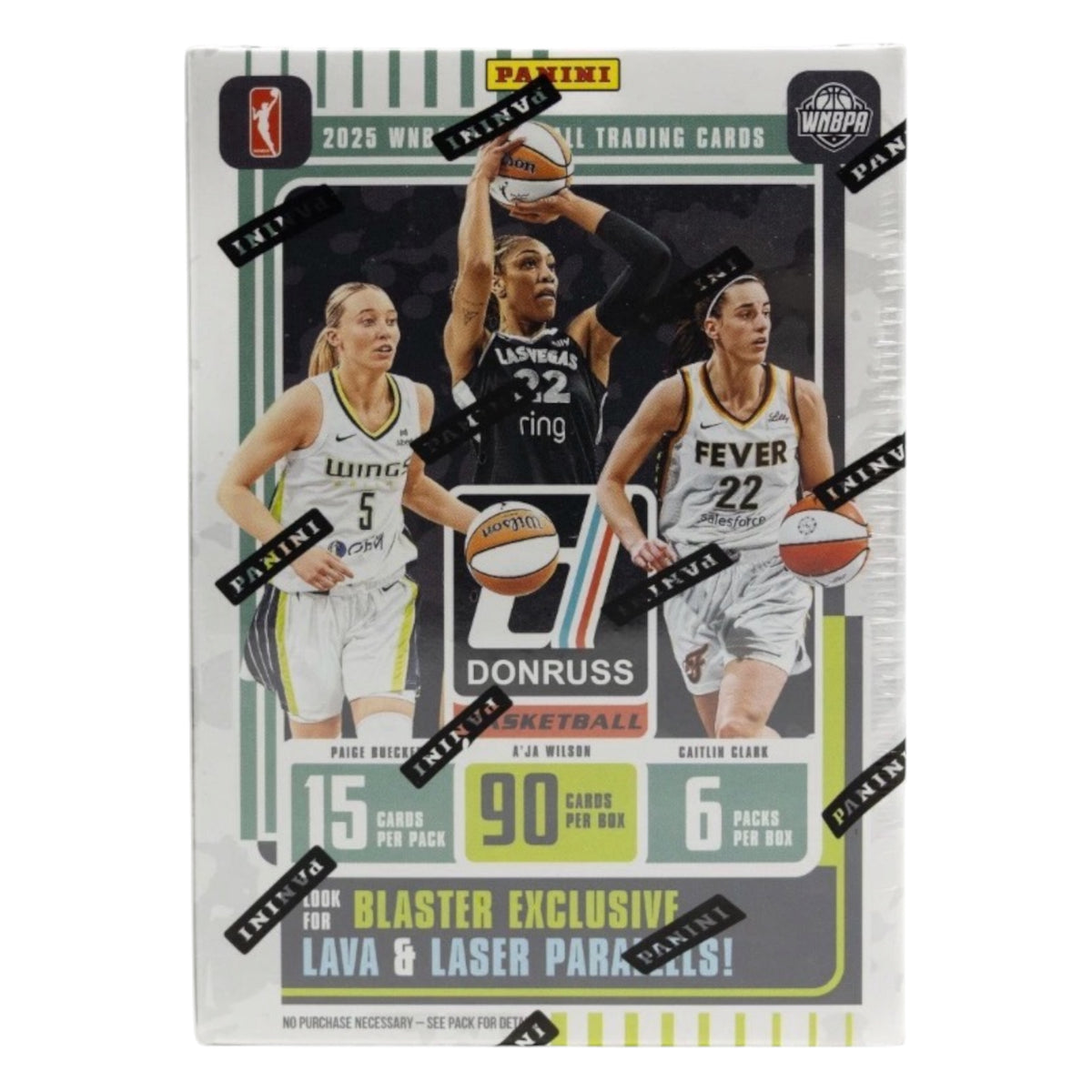 2025 PANINI DONRUSS WNBA BASKETBALL 6-PACK BLASTER 20-BOX CASE