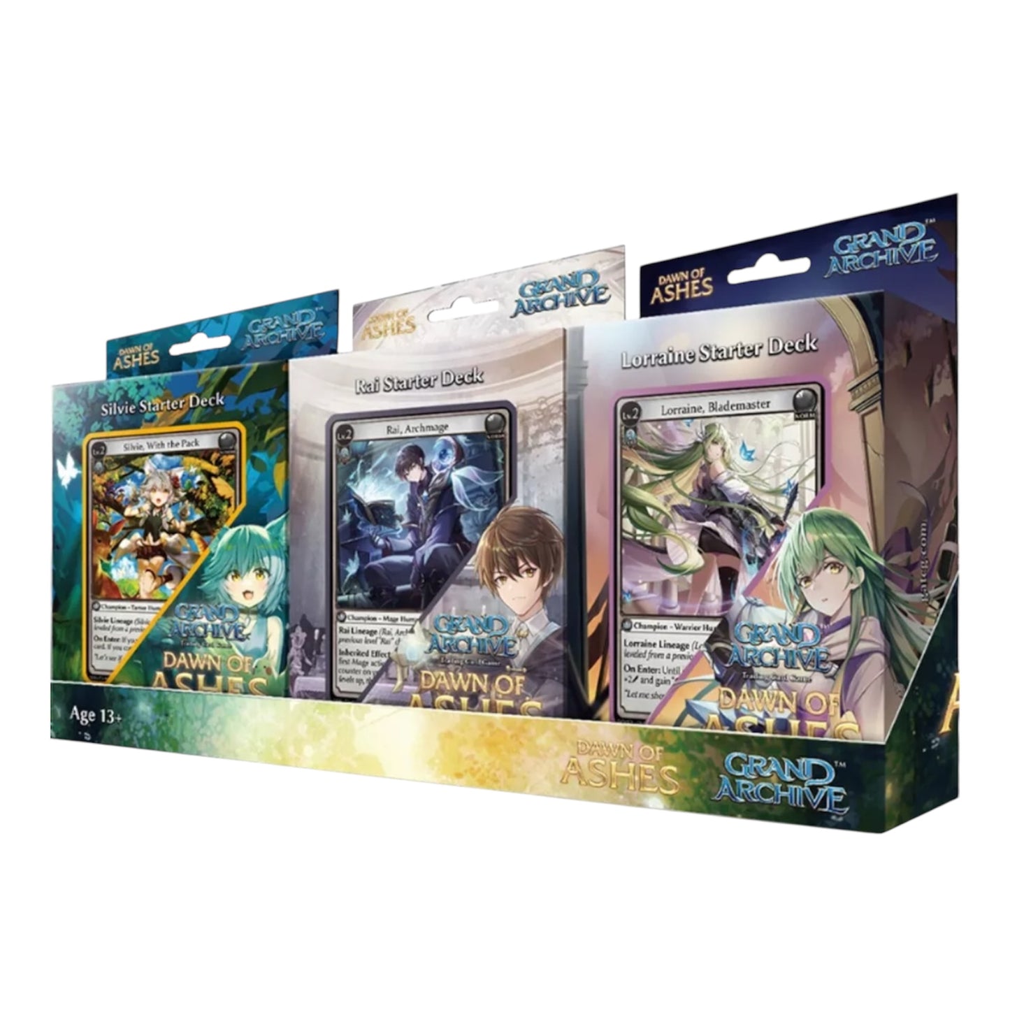 Grand Archive TCG: Dawn of Ashes Starter Deck SET of 3