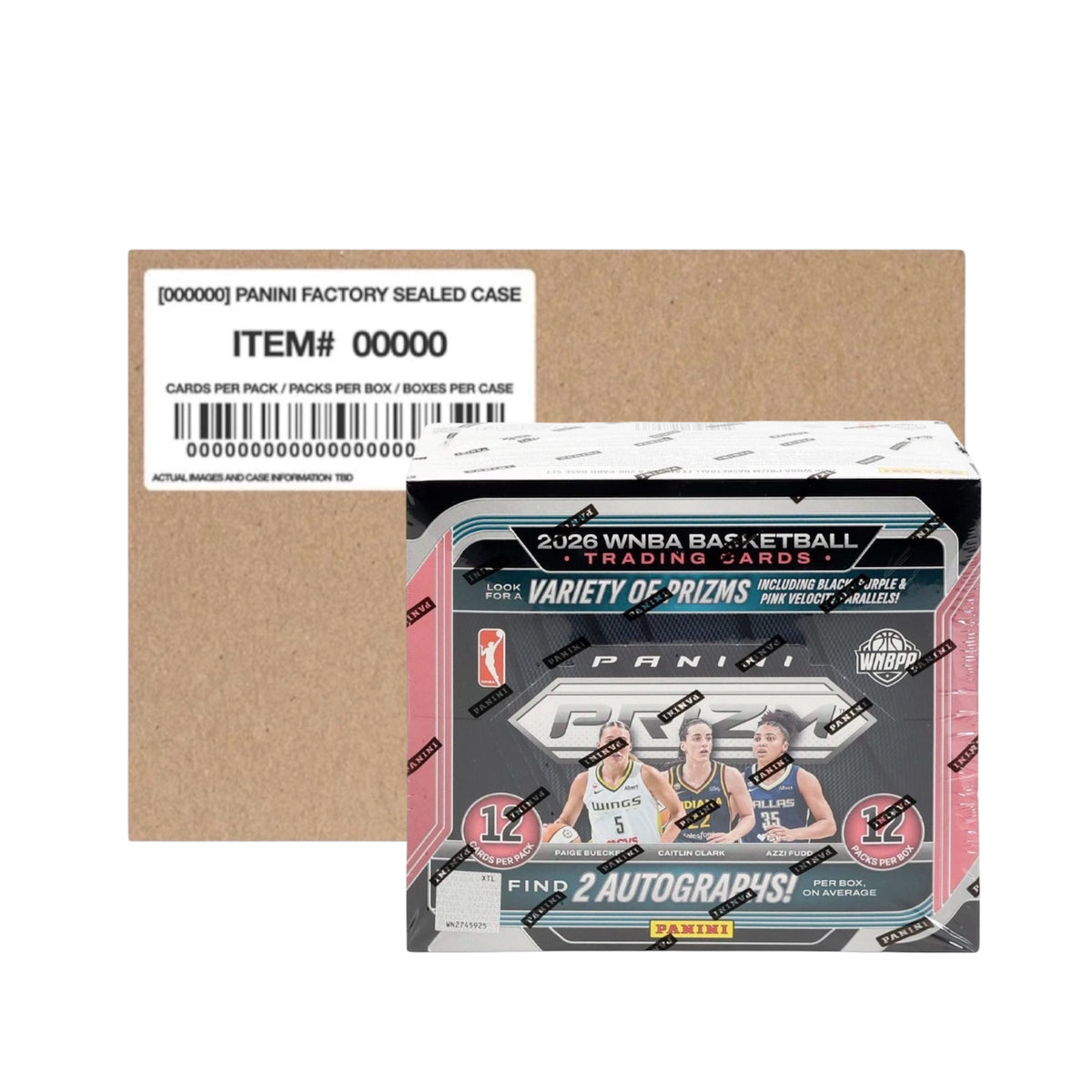 2026 Panini WNBA Prizm Basketball Hobby Case