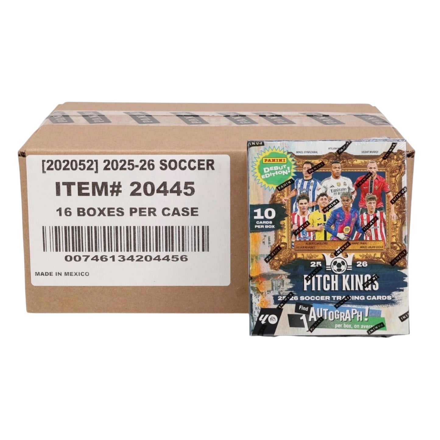 2025/26 Panini Pitch Kings Soccer International Case (16 Hobby Box)