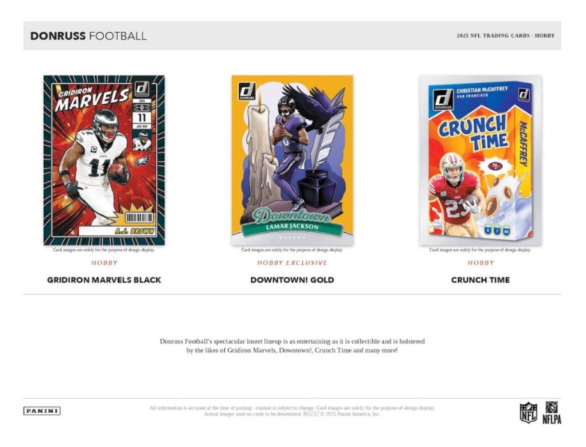 2025 Panini Donruss Football Case (18 Hobby Box) Presale 9/17/25