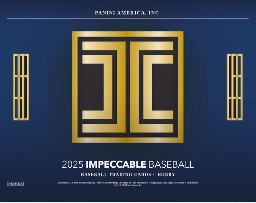 2025 Panini Impeccable Baseball Hobby Box Case (3 Hobby Box) Presale 9/5/25