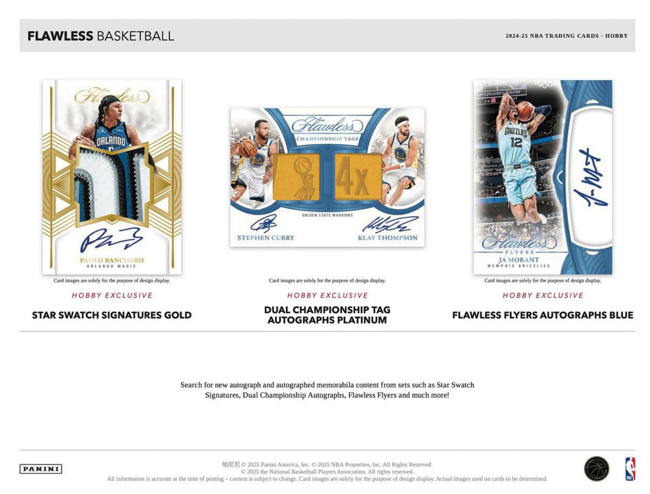 2024/25 Panini Flawless Basketball Hobby Case (2 Briefcase)