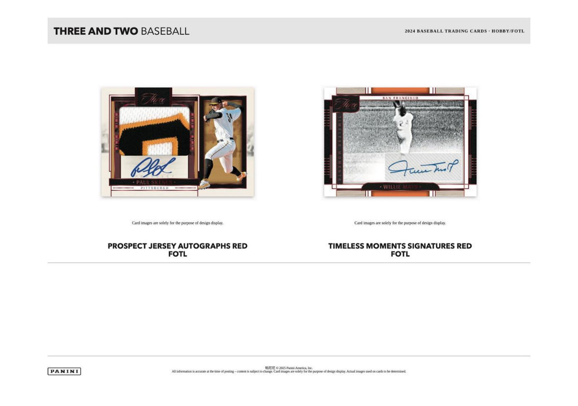 2024 Panini Three & Two Baseball Hobby Box