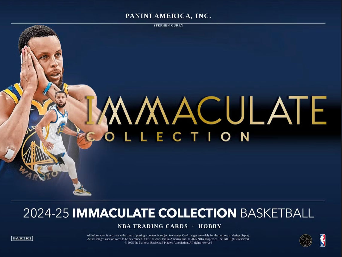 2024/25 Panini Immaculate Basketball Hobby Box Case (5 Hobby Box)