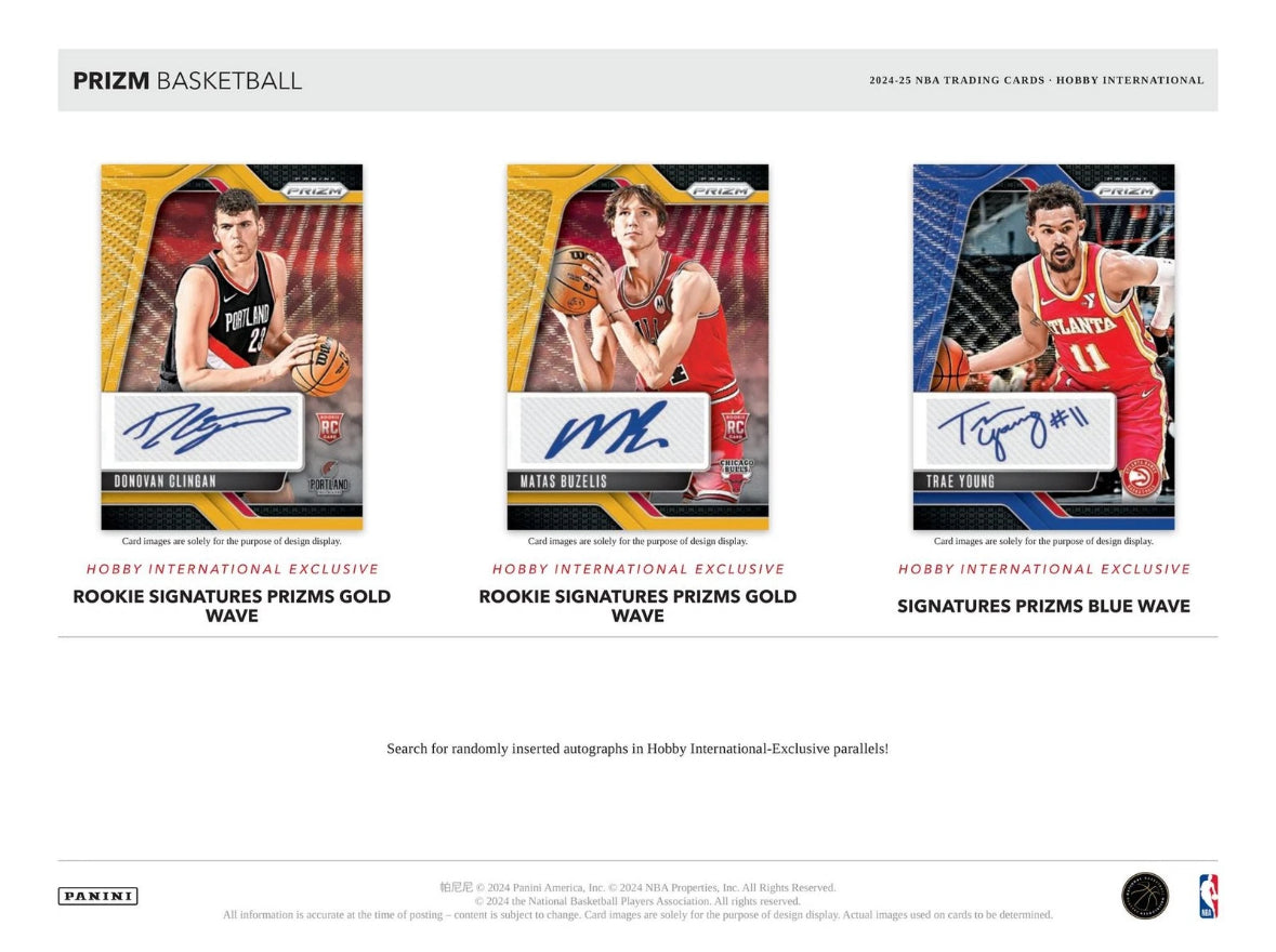 2024/25 PANINI PRIZM BASKETBALL INTERNATIONAL HOBBY 12-BOX CASE