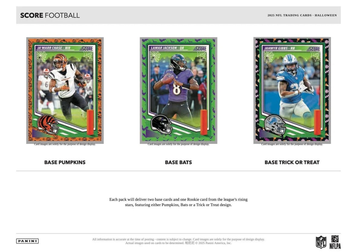 2025 Panini Score Football NPP Halloween Treat Pack (40 Pack Box)