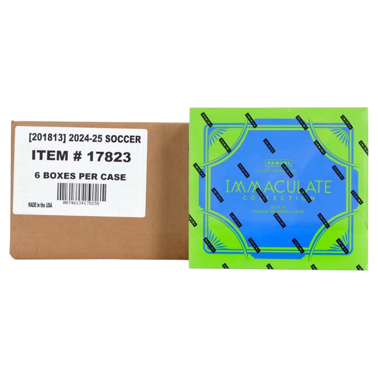 2024/25 Panini Immaculate Soccer Hobby Box Case (6 Hobby Box)