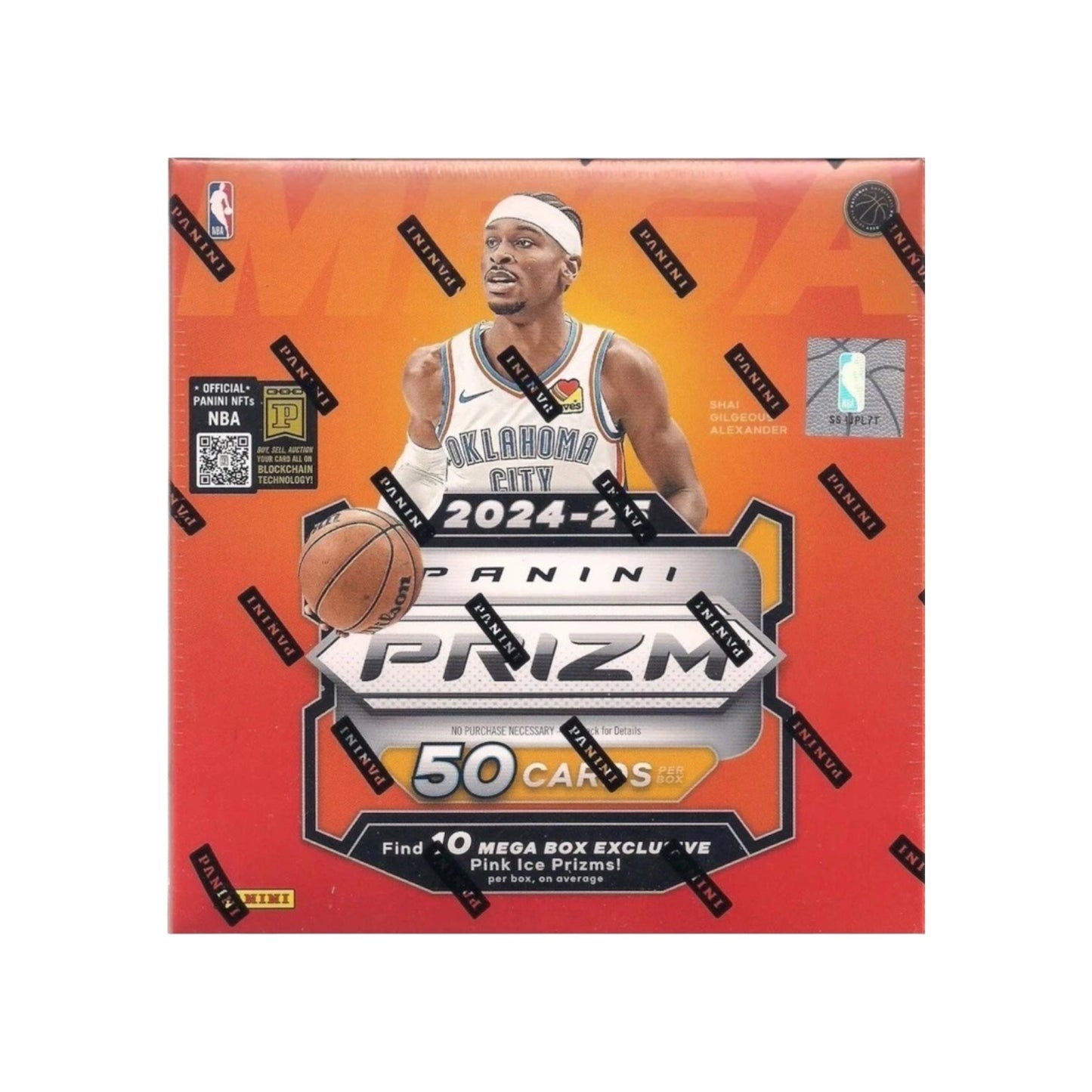 2024-25 Panini Prizm Basketball Mega Box (Pink Ice Prizm)