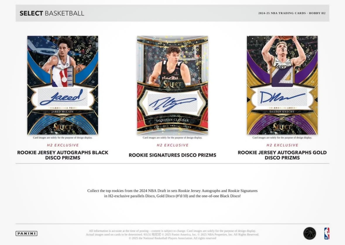 2024-25 PANINI SELECT BASKETBALL H2 Hobby Box