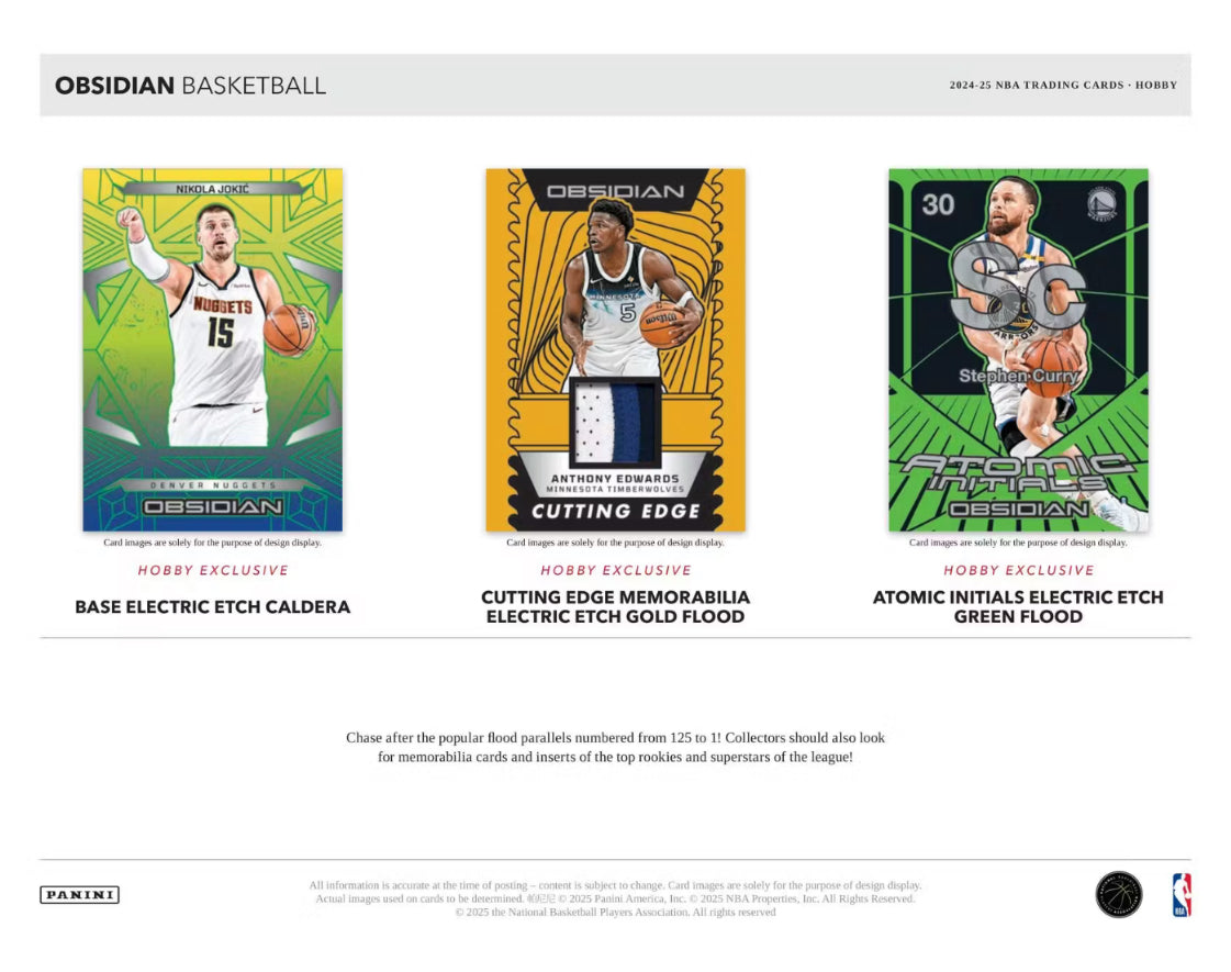 2024/25 Panini Obsidian Basketball Case (12 Hobby Box)