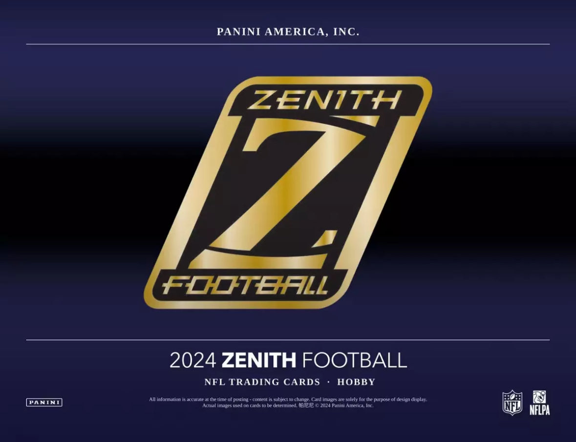 2024 Panini Zenith Football Hobby Box Presale 3/21/25