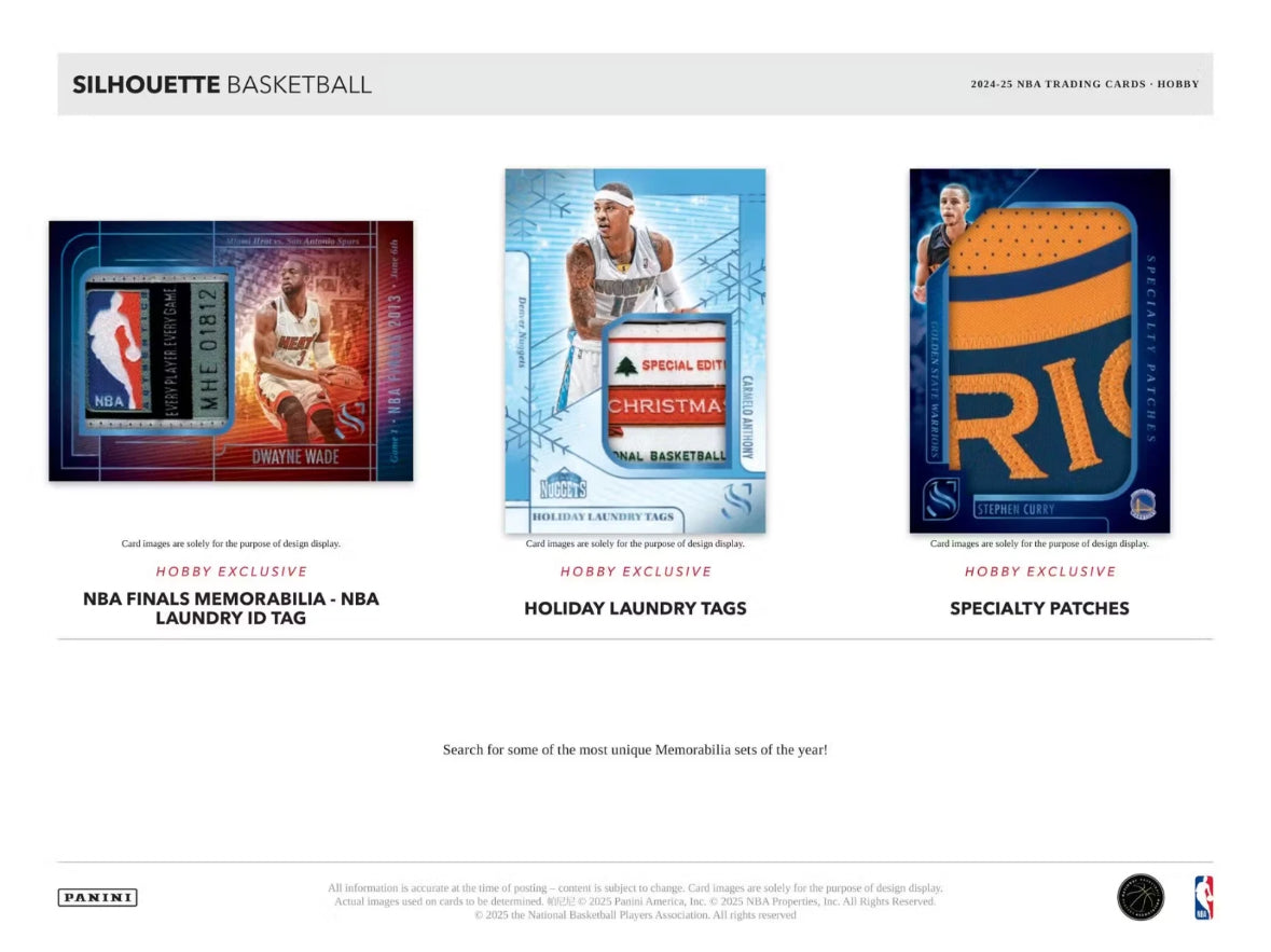 2024/25 Panini Silhouette Basketball Hobby Box