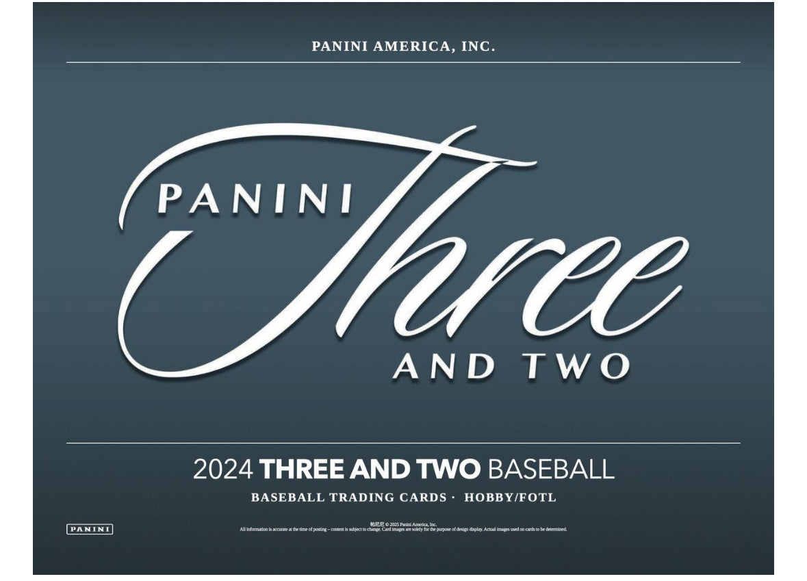 2024 Panini Three & Two Baseball Hobby Box
