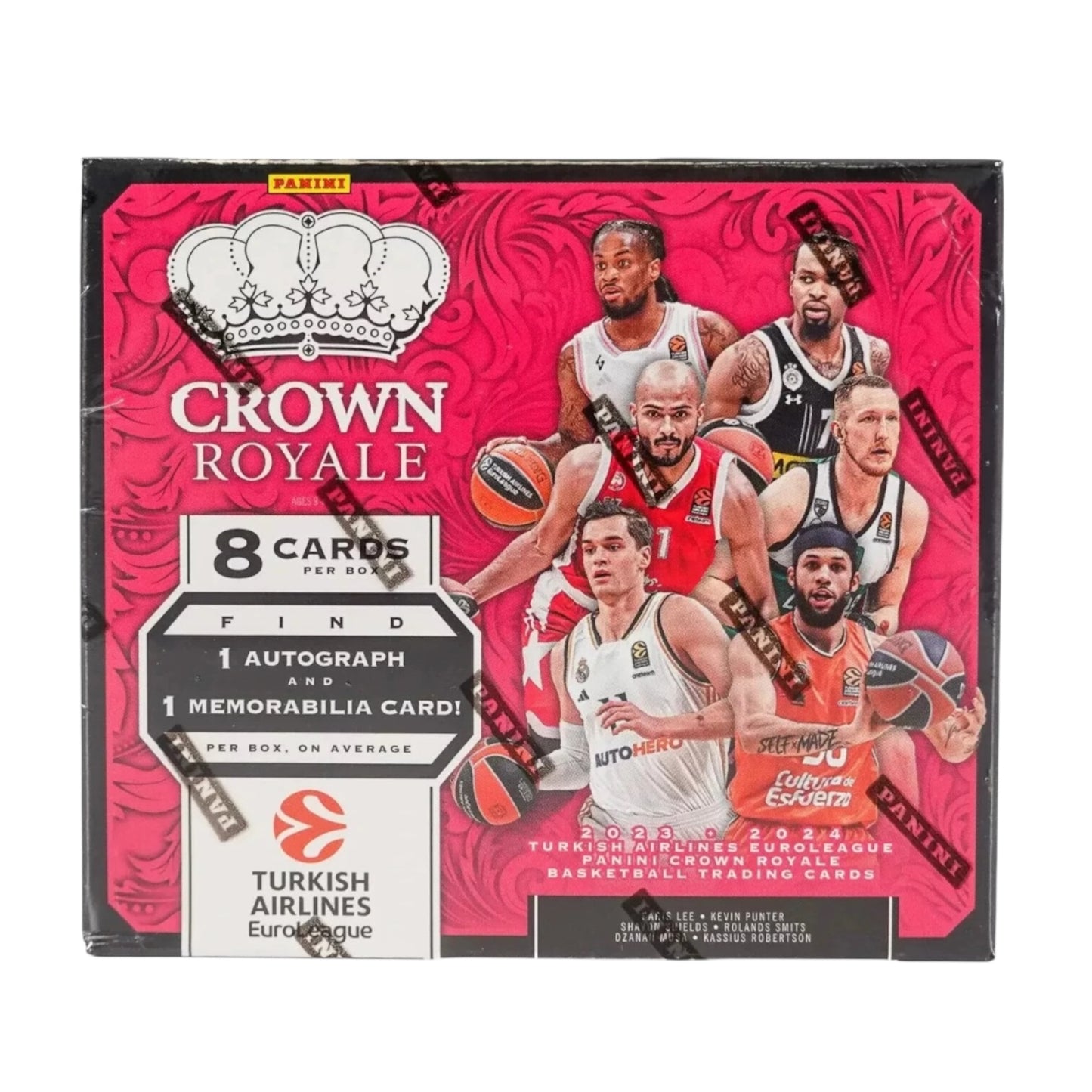 2023-24 Panini Crown Royale Turkish Airlines EuroLeague Basketball Hobby Box