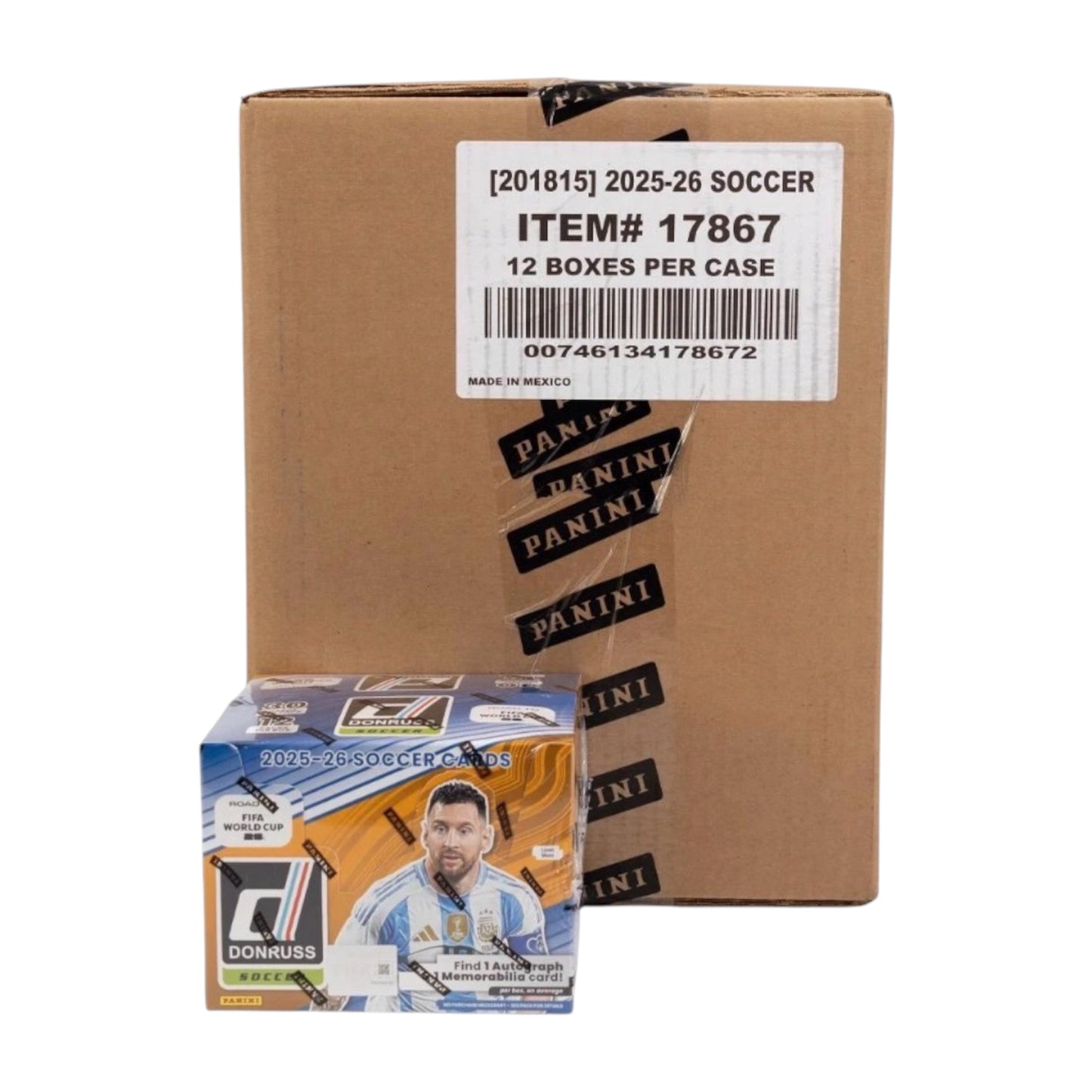 2025/26 Panini Donruss Road to World Cup Soccer Case (12 Hobby Box)