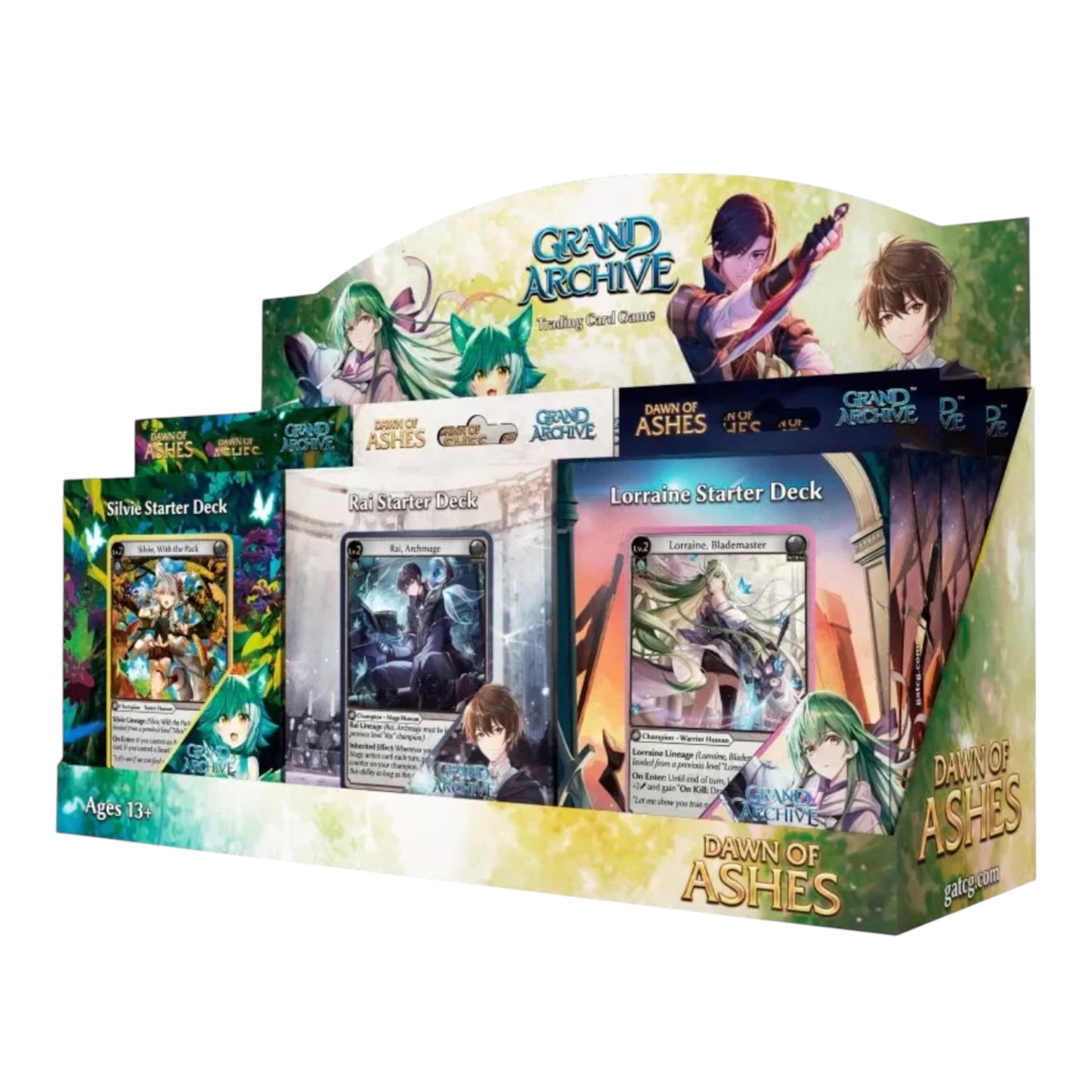 Grand Archive TCG: Dawn of Ashes Starter Deck Display