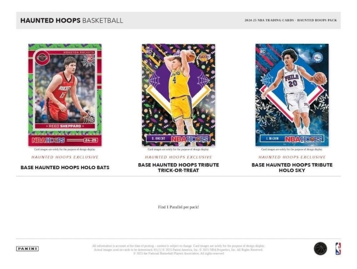2024-25 Panini NBA Haunted Hoops Halloween Basketball Factory Sealed Bundle Box