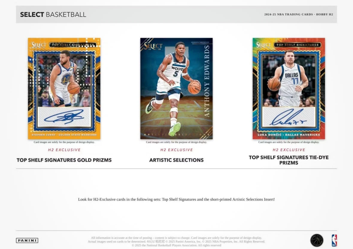 2024-25 PANINI SELECT BASKETBALL H2 Hobby Box