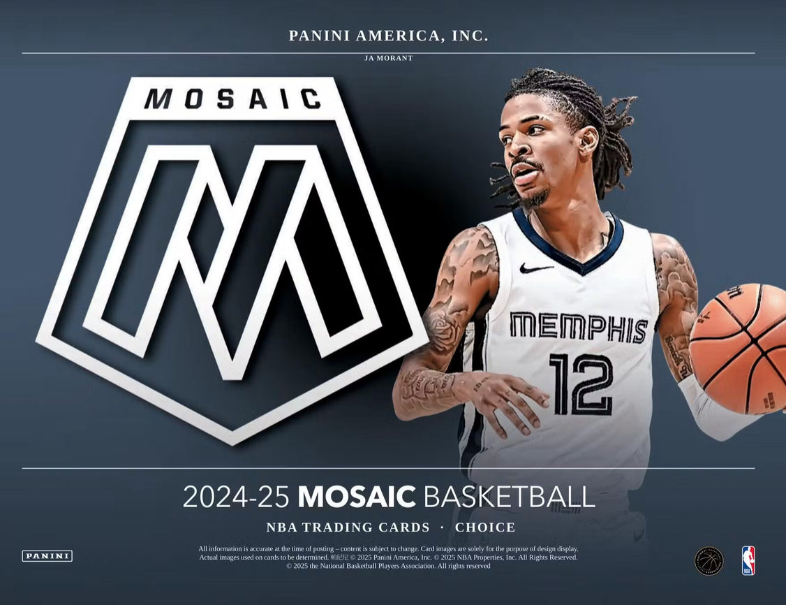 2024/25 Panini Mosaic Basketball Choice 20-Hobby Box Case