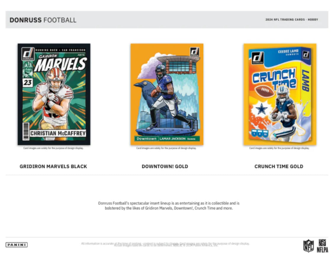 2024 Panini Donruss Football Hobby Box Presale 03/28/25