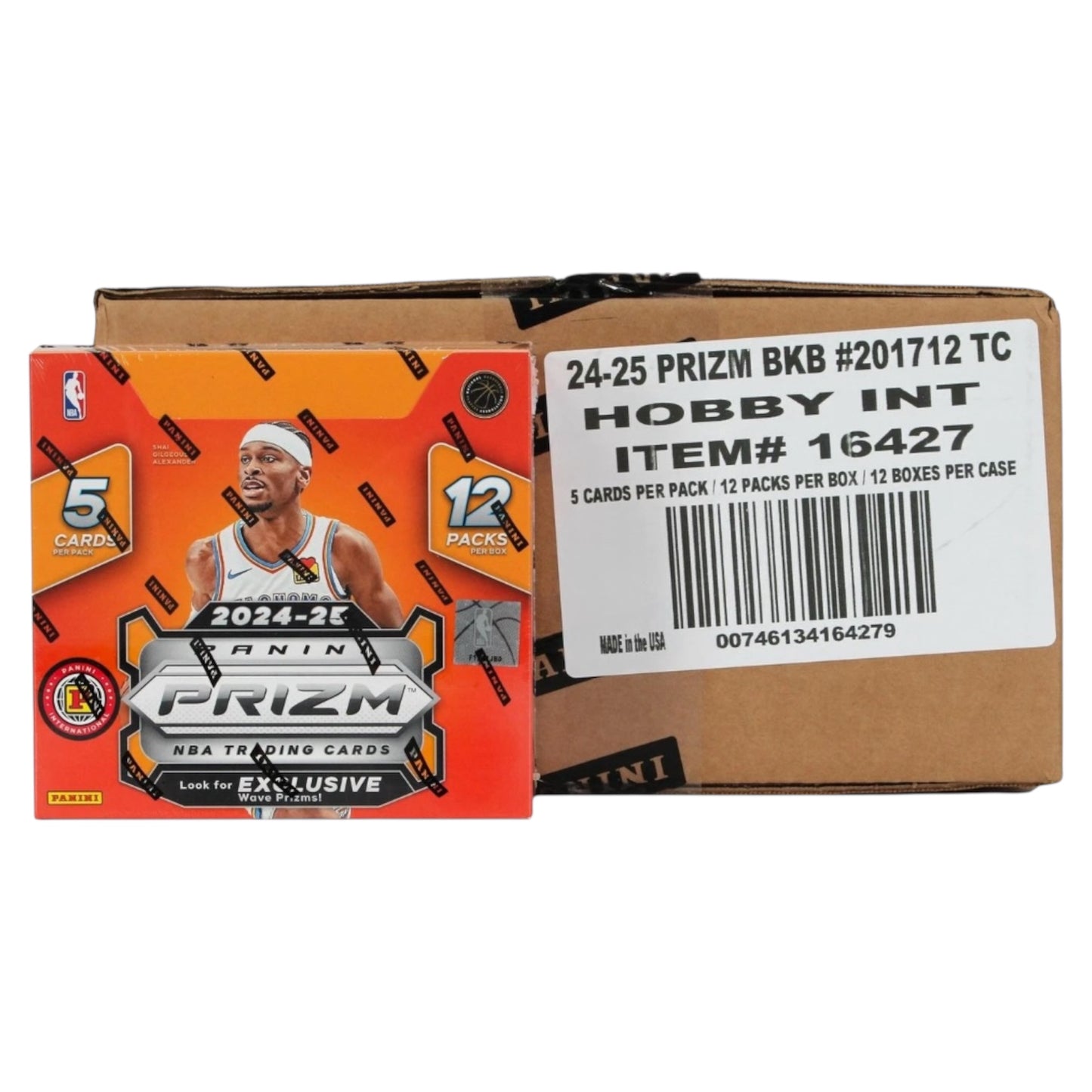 2024/25 PANINI PRIZM BASKETBALL INTERNATIONAL HOBBY 12-BOX CASE