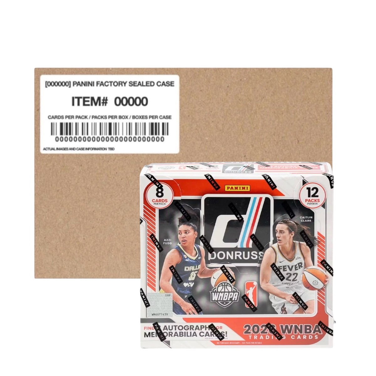 2025/26 Panini WNBA Donruss Basketball Hobby Box Case
