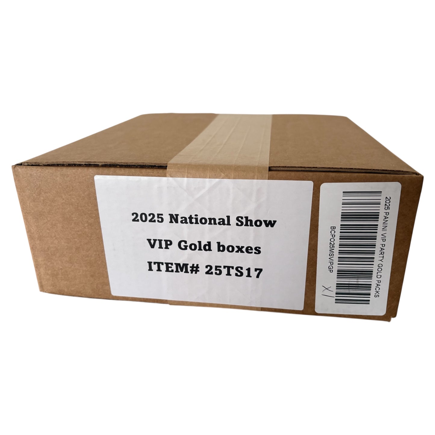 2025 Panini National VIP Party Sealed Case - Gold Packs Gems Box White Sparkle