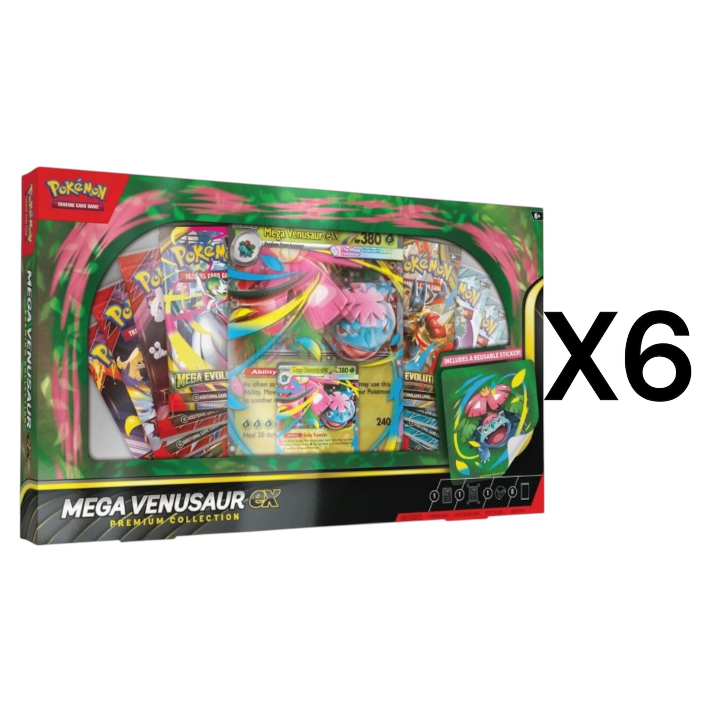Mega Venusaur ex Premium Collection Case (6 Collection Box)