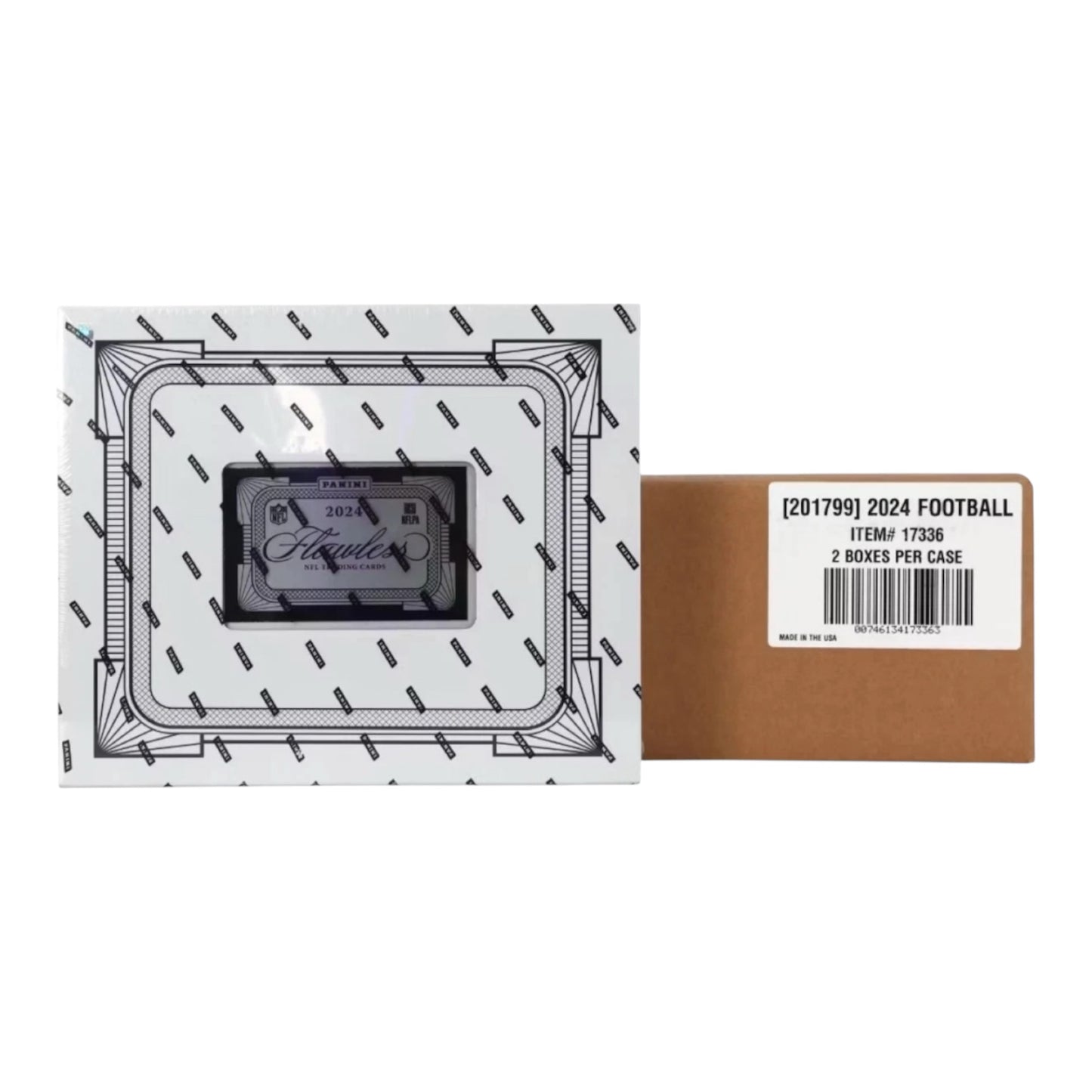 2024 Panini Flawless Football Hobby Box Case (2 Briefcase)