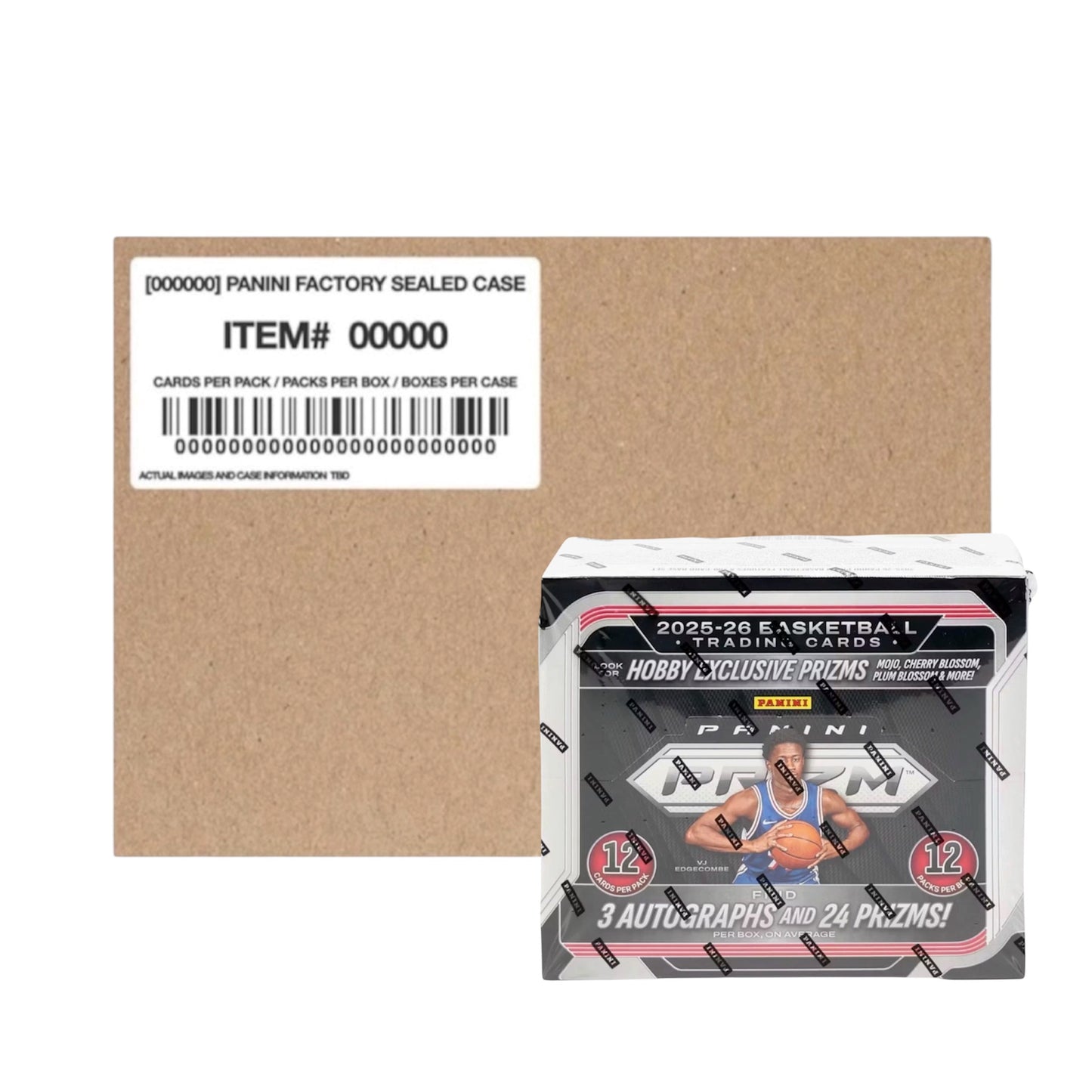 2025/26 Panini Prizm Basketball Hobby Box Case (12 Hobby Box)