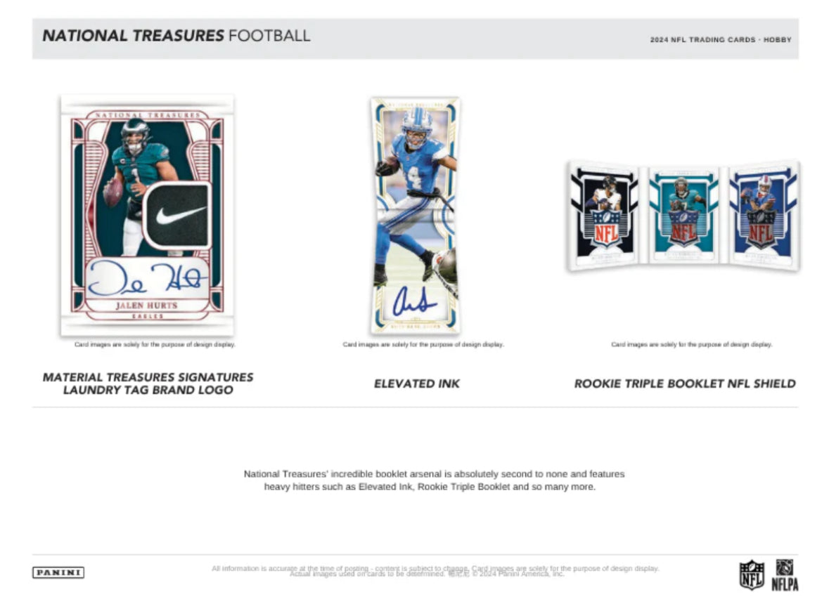 2024 Panini National Treasures Football Case (4 Hobby Box)
