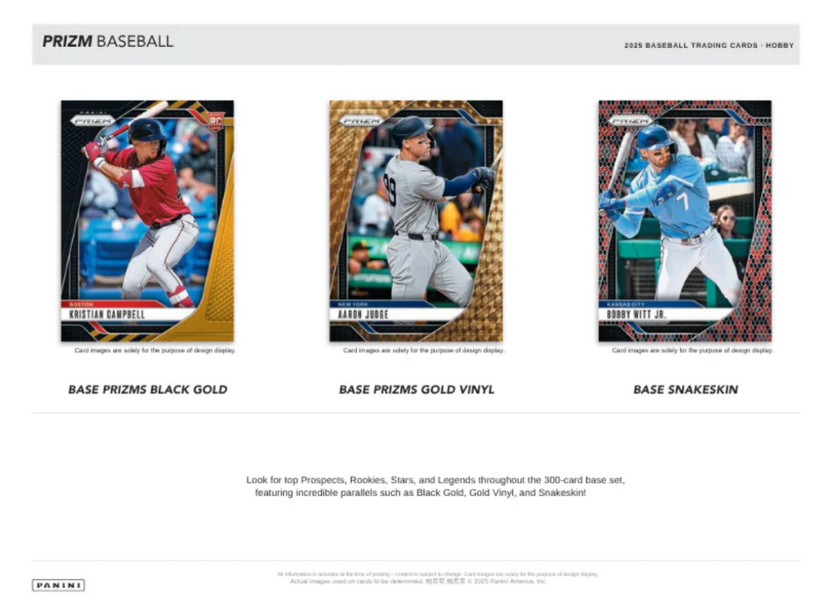 2025 Panini Prizm Baseball Hobby Case (12 Hobby Box) Presale 9/12/25