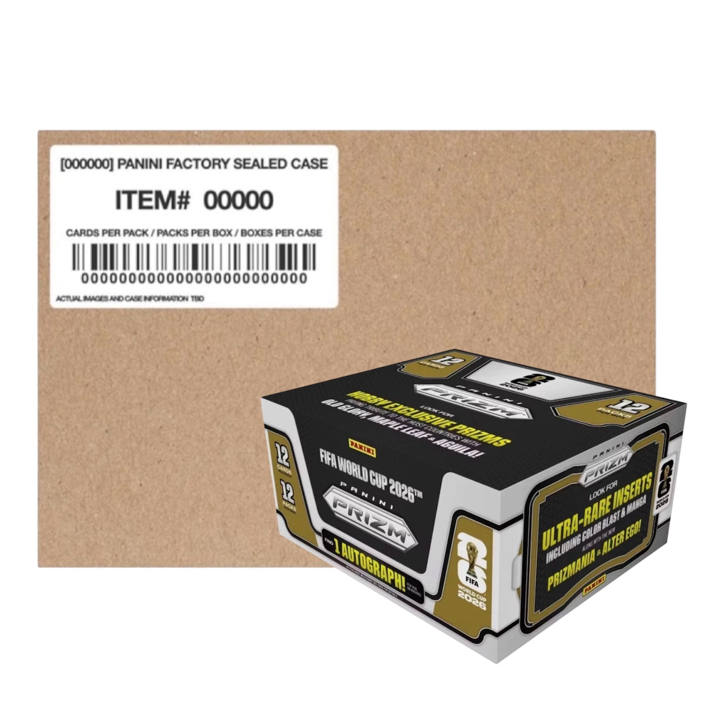 2026 Prizm World Cup Soccer Case (12 Hobby Box)