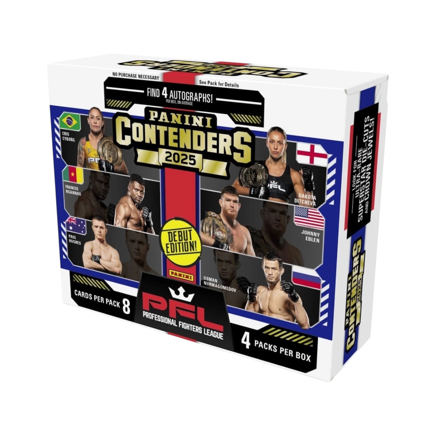2025 Panini Professional Fighting League Contenders Hobby Box