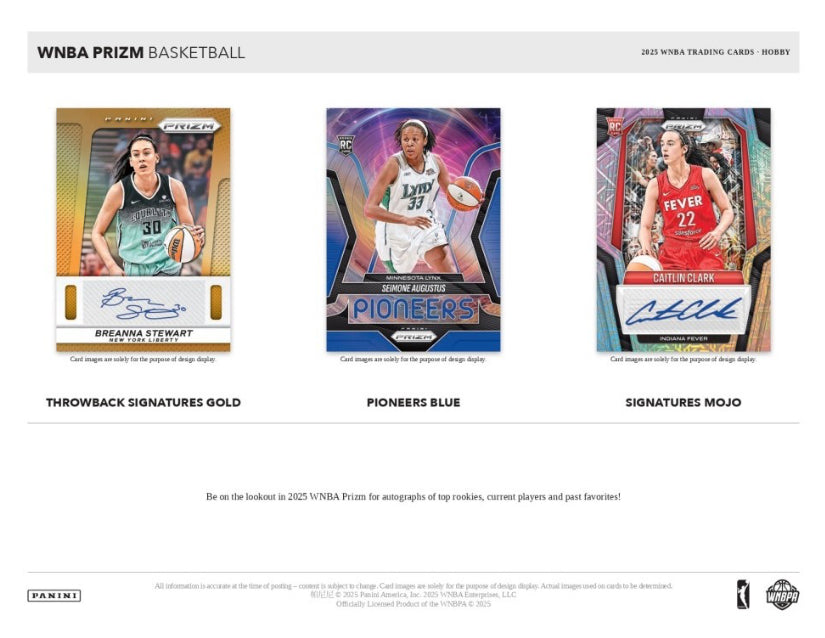 2025 Panini WNBA Prizm Basketball Hobby Box Case (12 Hobby Box) Presale 3/4/26