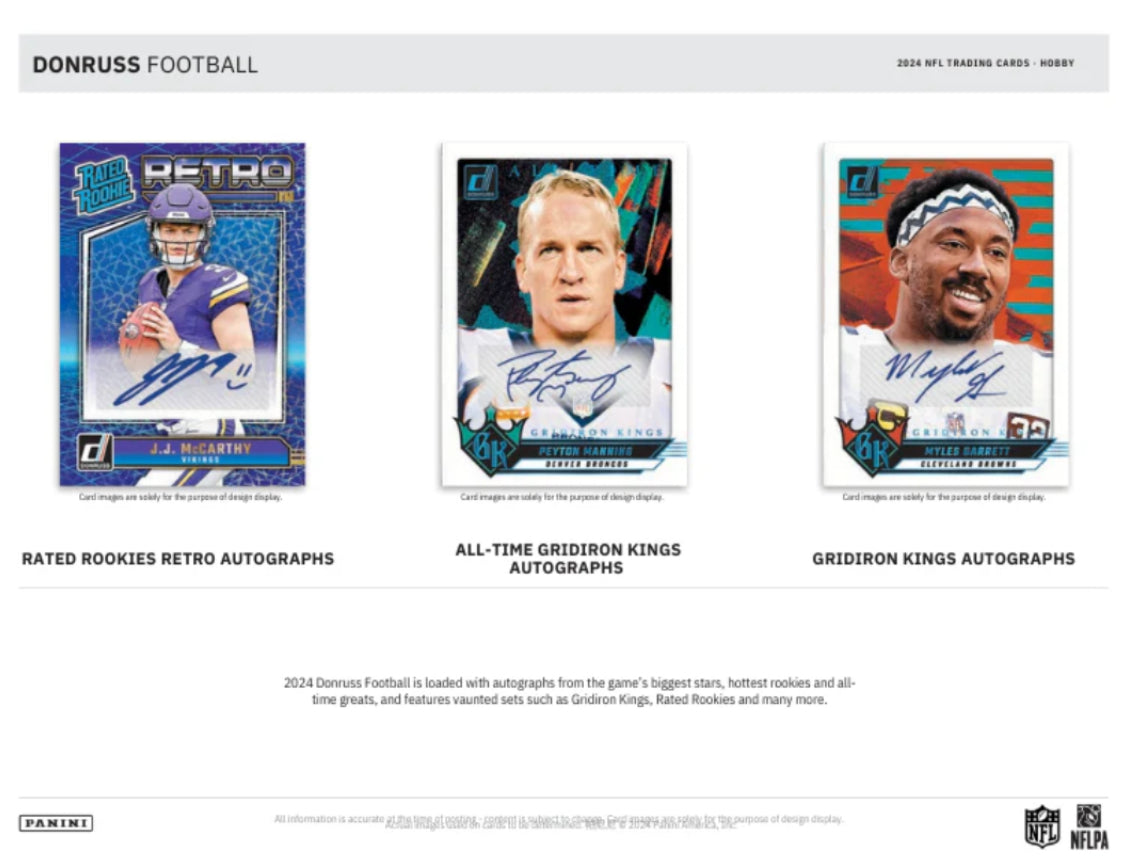 2024 Panini Donruss Football Hobby Box Presale 03/28/25