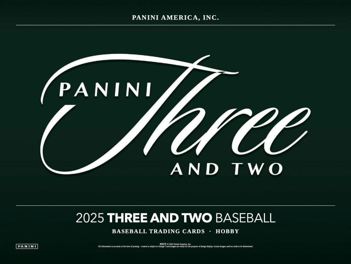 2025 Panini Three and Two Baseball Trading Card Box Sealed Case (10 Hobby Box)