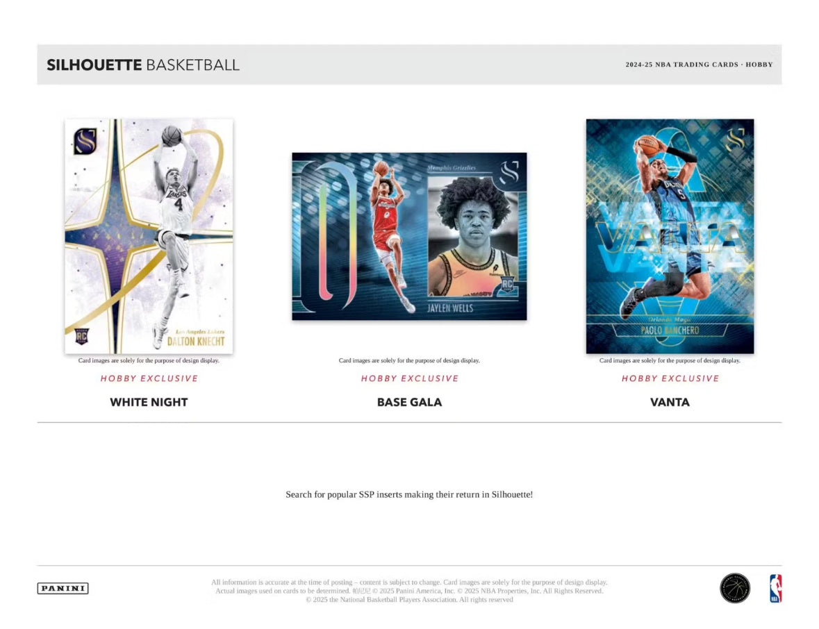 2024/25 Panini Silhouette Basketball Hobby Box