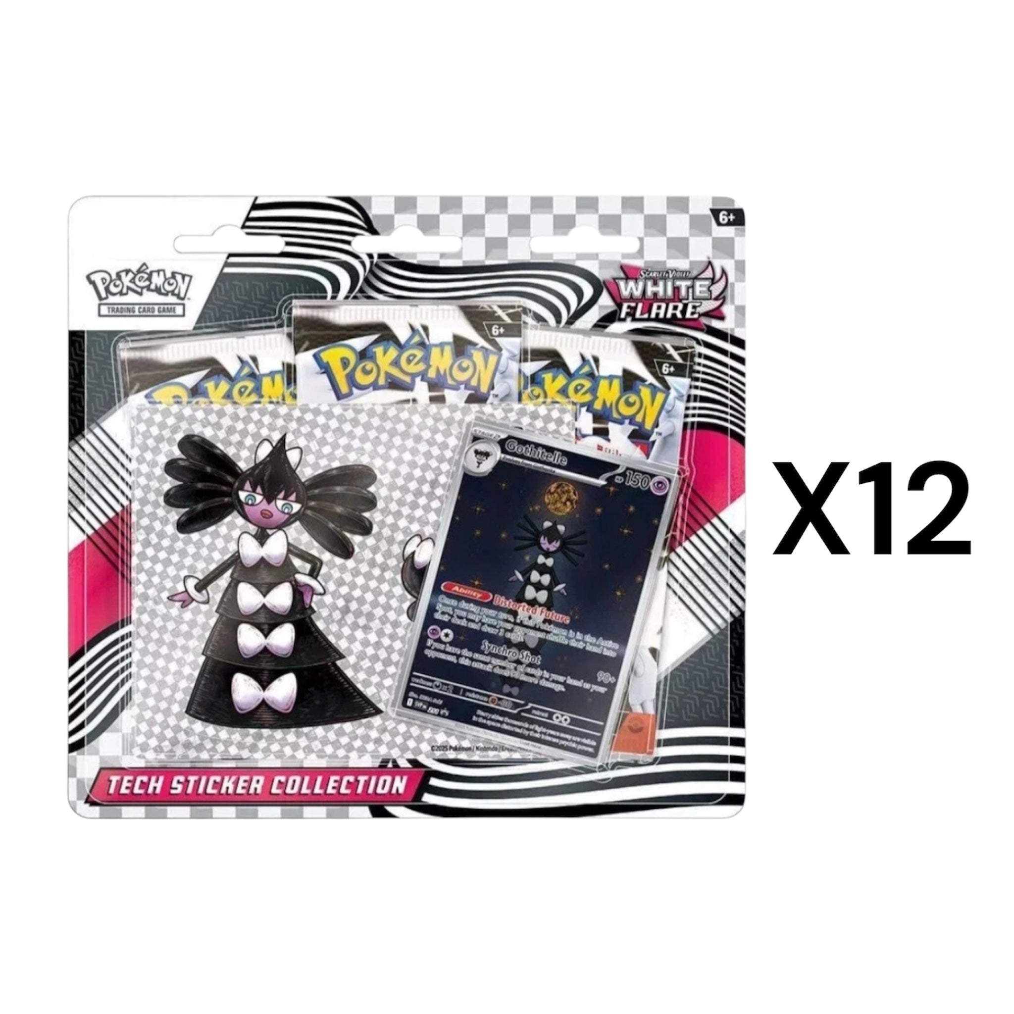 Tech Sticker Collection Display Case White Flare Tech Sticker Collection Case (12 Blisters) – BPMTRADINGSUPPLIES