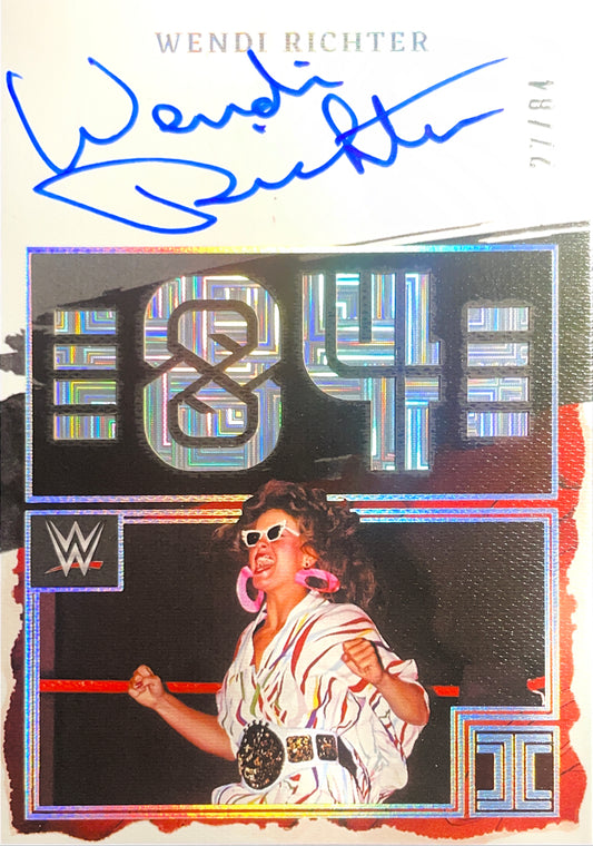 2023 Panini Impeccable Wrestling Wendi Richter Championship Debut Auto /84