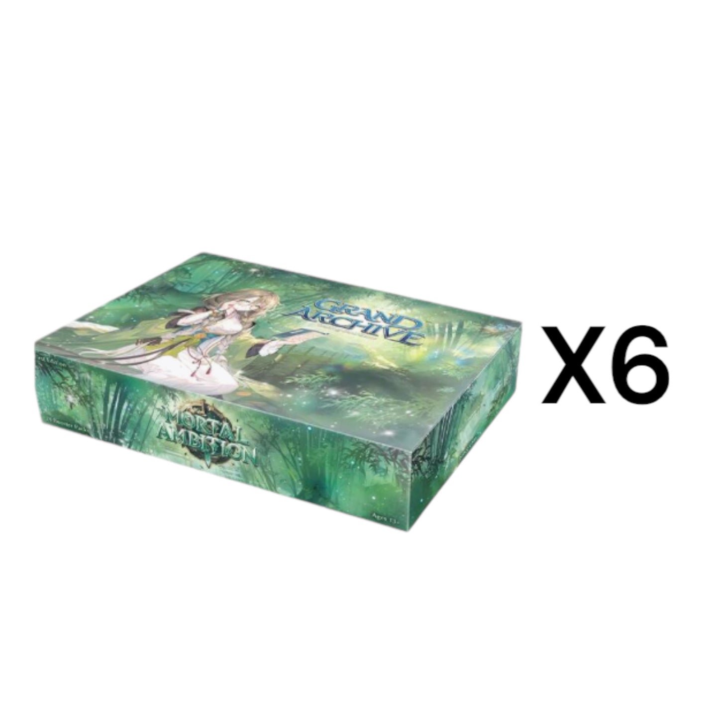 SEALED CASE! 6x Grand Archive TCG: Mortal Ambition Booster Box 1st Ed