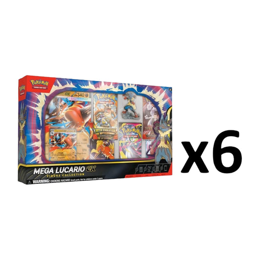 Mega Lucario ex Premium Figure Collection Case (6 Collection Box)