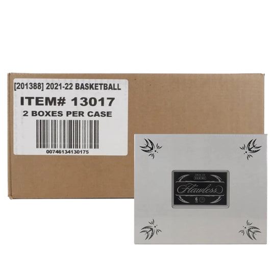 2021/22 PANINI FLAWLESS BASKETBALL HOBBY 2-BOX CASE